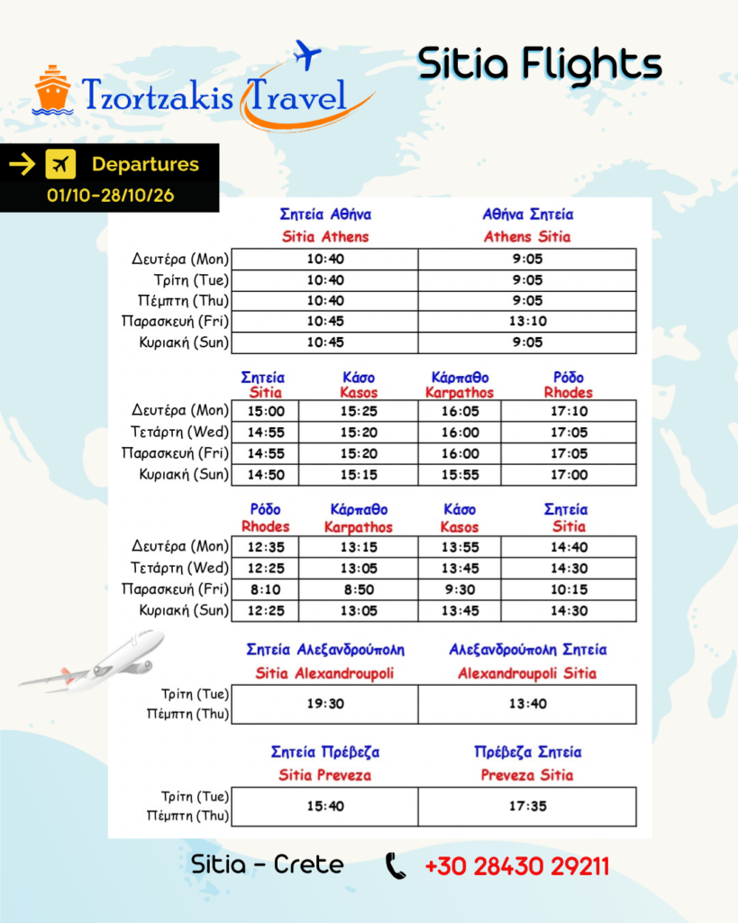 sitia athens , sitia rhodes , sitia alexandroupolis , sitia preveza , sitia karpathos , sitia flights